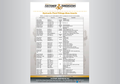 Cross Reference Table