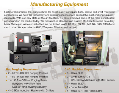 Manufacturing Capabilities